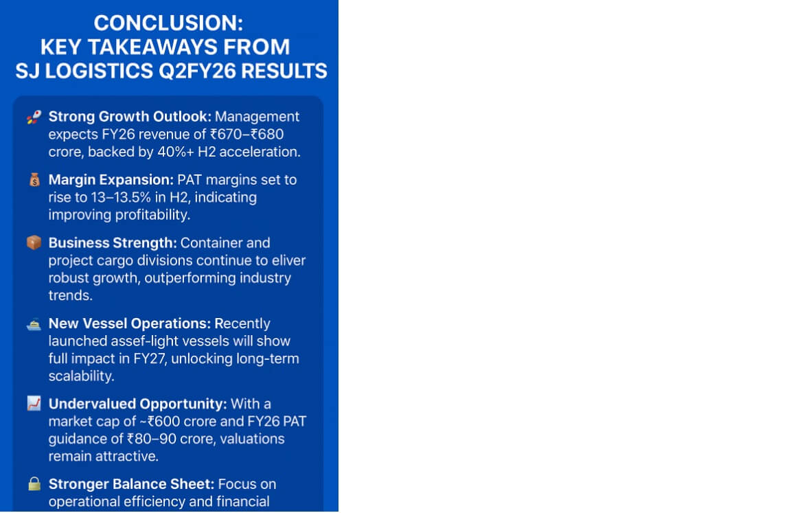 SJ Logistics Q2FY26 Results – Full Analysis, Guidance & Growth Outlook