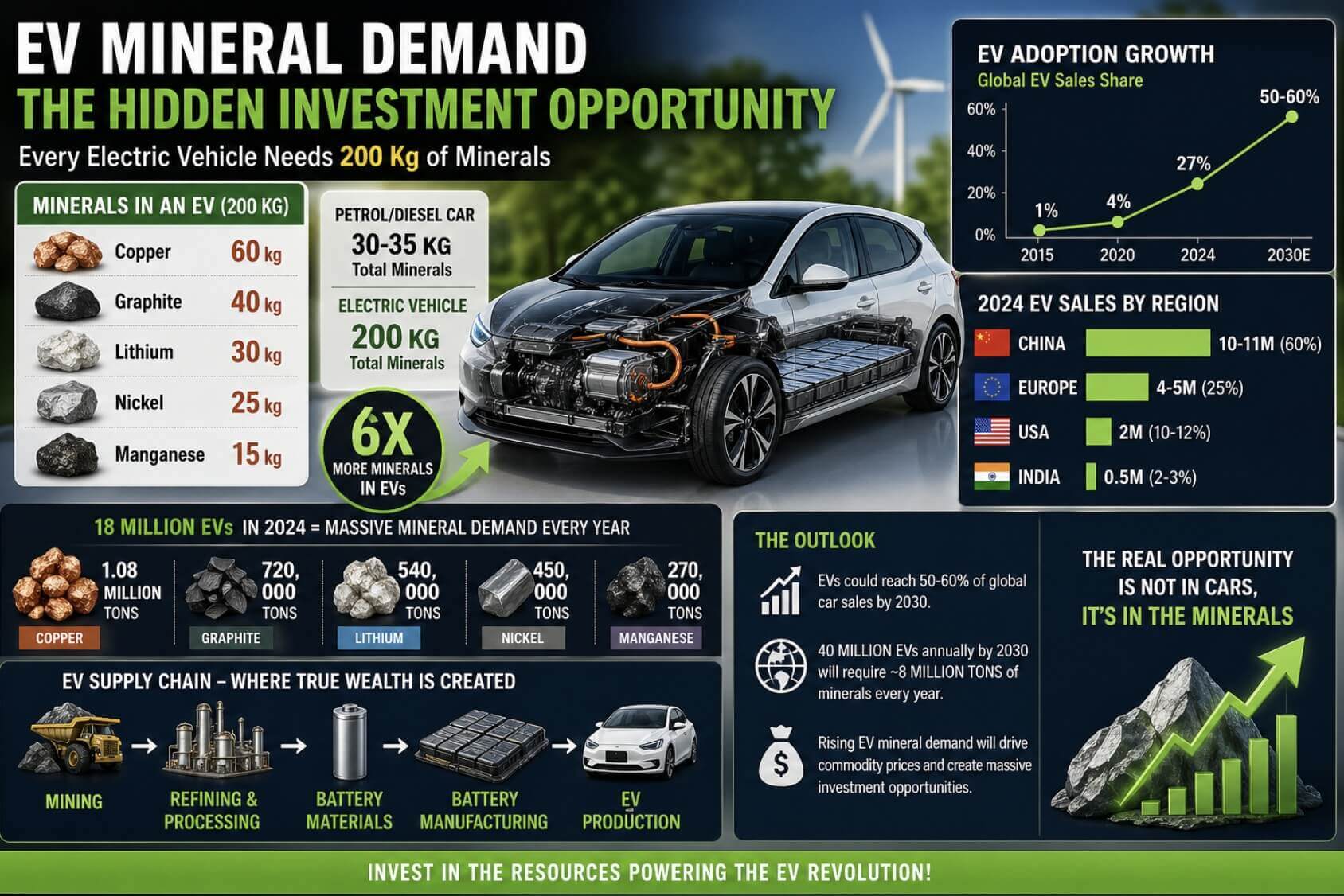 EV Mineral Demand: Hidden Investment Opportunity in EV Boom